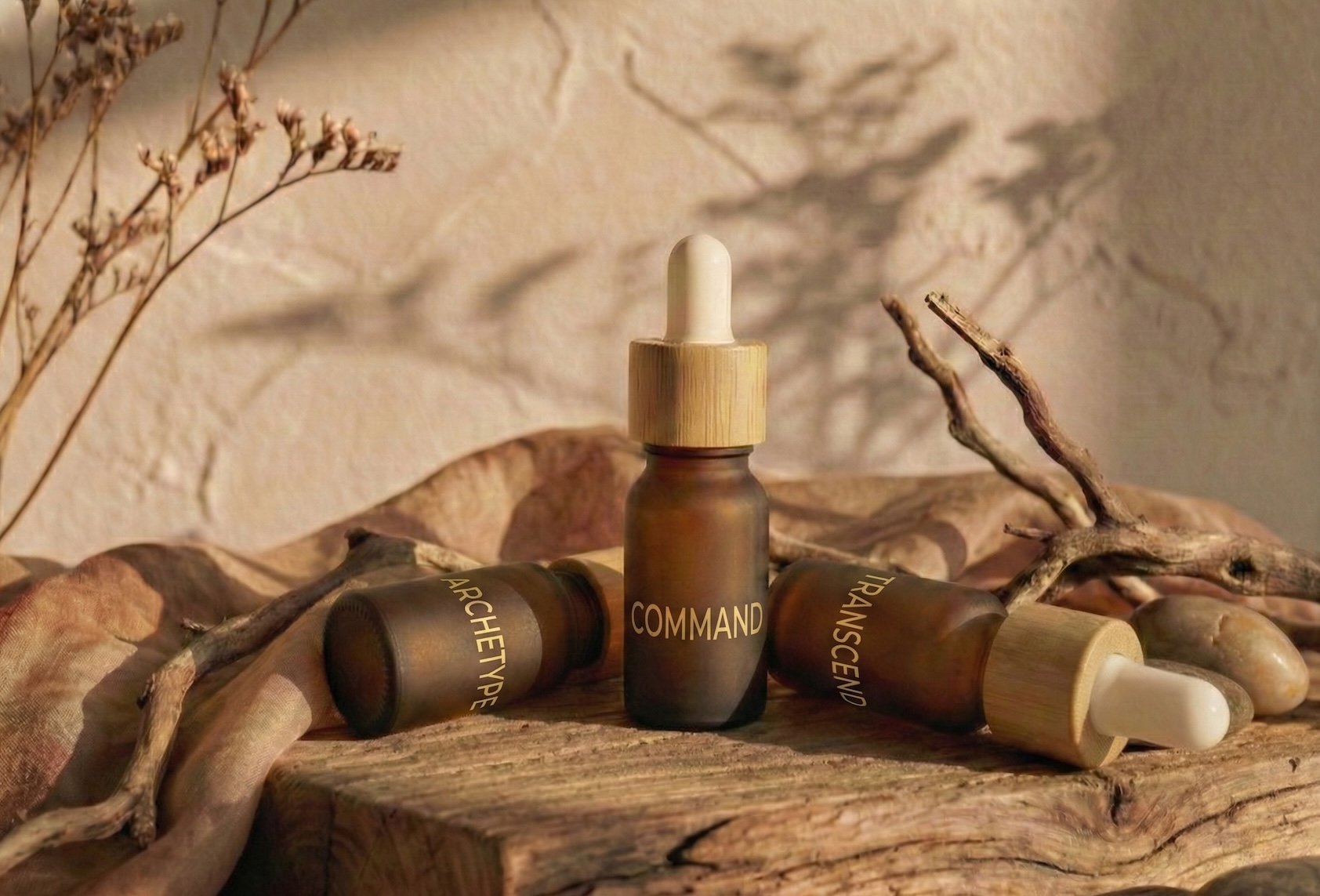 Essence Collection — three botanical oil blends