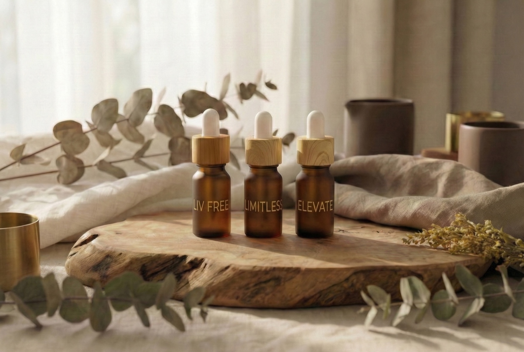 Icon Collection — three botanical oil blends